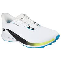 View Skechers Pure Slip Ins Spikeless White/Blue/Multi