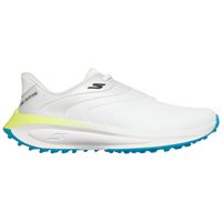 View Skechers Flow Slip Ins Spikeless White/Blue/Multi