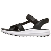 View Skechers Slip Ins Sandal Black/White