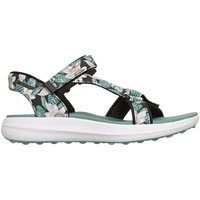 View Skechers Slip Ins Sandal Black/Rose Gold