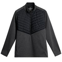 View J. Lindeberg Raph Quilt Hybrid Jacket Outerwear Asphalt/Black Melange