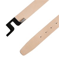 View J. Lindeberg Bridger Nubuck Belts Moonbeam