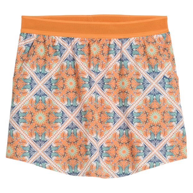 Puma Lettie Leopard 15.5" Ladies Skort - Warm White/Melon Glow - Size: M