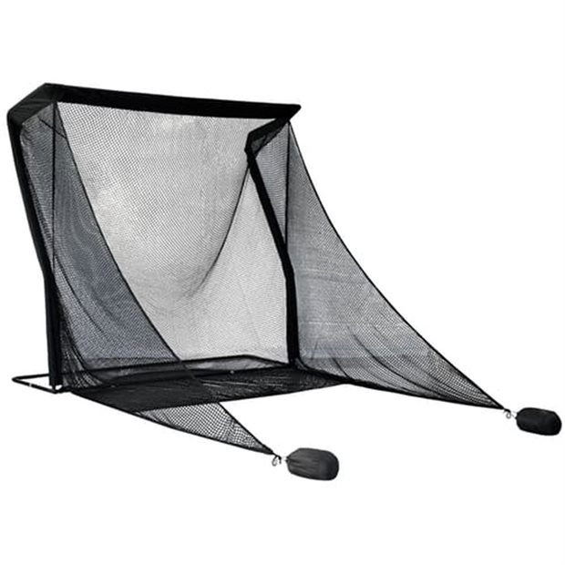 SimSpace Deluxe Practice Net with Dual Shank Barriers Nets - Black