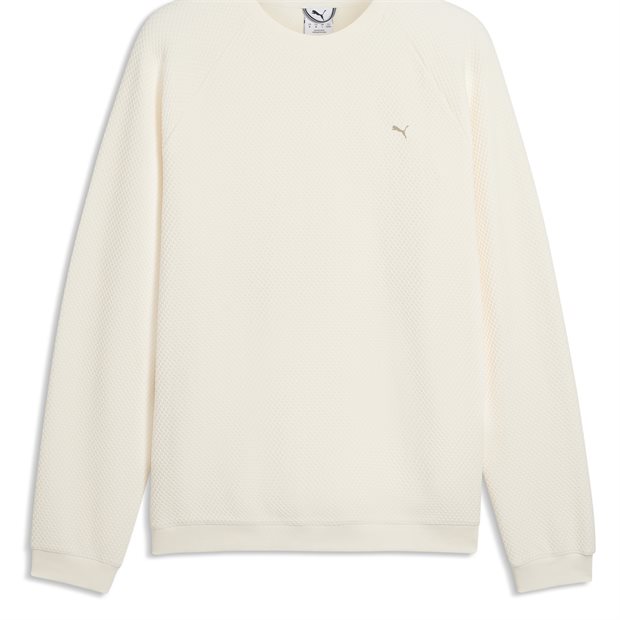 Puma Boulder 2.0 Crewneck Pullover - Warm White - Size: M