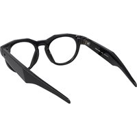 View Oakley Meta HSTN Sunglasses Black Frame/Clear Lens