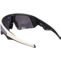 View Oakley Meta Vanguard Sunglasses White Frame/Prizm Black Lens