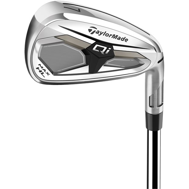 TaylorMade Qi MAX HL Left-Handed 6-PW, AW Iron Set Golf Clubs - Regular Flex - Graphite Shaft