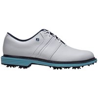 View FootJoy Premiere Series Packard Golf Shoe White/Navy/Blue