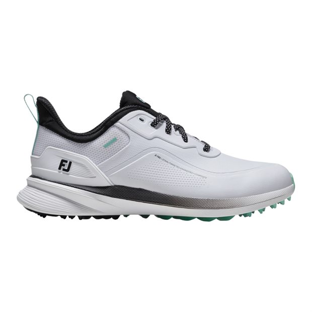 FootJoy Pro/SL Spikeless Golf Shoes - 56950 - White/Black/Teal - Size: 10 W