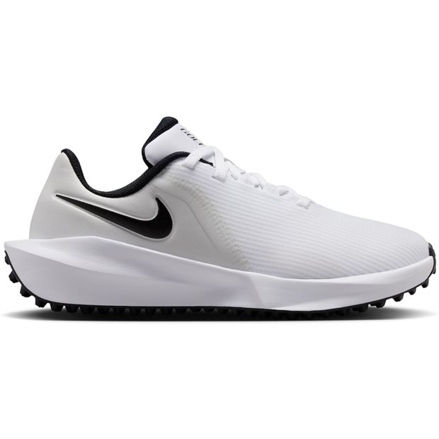 Nike Infinity G JR 24 Junior Spikeless Golf Shoes - White/Black/Pure Platinum - Size: 4 M
