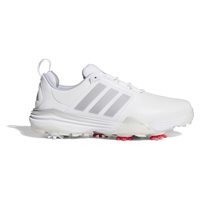 View Adidas AdiPower 26 Golf Shoe White/Silver Metallic/Halo Silver