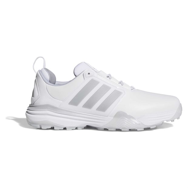 Adidas AdiPower 26 SL Spikeless Golf Shoes - White/Silver Metallic/Halo Silver - Size: 9 (EU 43) M
