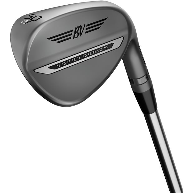 Titleist Vokey SM11 Nickel F Grind Left-Handed Sand Wedge Golf Club - 54° Loft - Steel Shaft