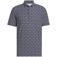 View Adidas Ultimate365+ Soft Print Shirt Collegiate Navy/White