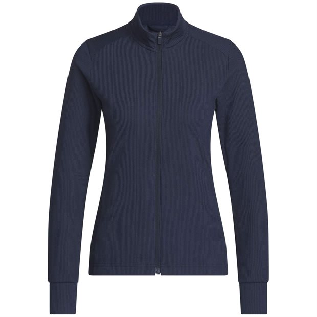 Adidas Performance Texture Full Zip Ladies Jacket - Collegiate Navy - Size: XS
