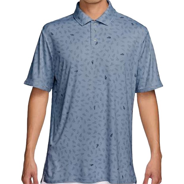 Nike Dri-FIT Par Shoe Polo Shirt - Work Blue - Size: M