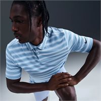 View Nike Dri-FIT Velocity Stripe Shirt University Blue/White/Black
