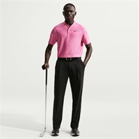 Nike Dri-FIT Velocity Blade Polo Shirt - Peony/Black - Size: S
