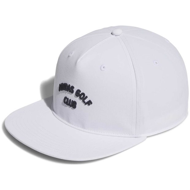 Adidas 5 Panel Crinkled Nylon Hat - White