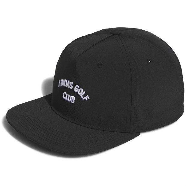 Adidas 5 Panel Crinkled Nylon Hat - Black