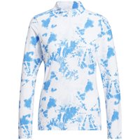 View Adidas Ultimate365 Printed Mock Outerwear White/Crystal Sky