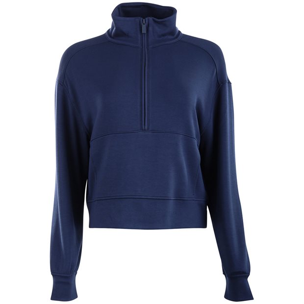 TravisMathew Skyloft Soft Half Zip 2.0 Ladies Pullover - Navy Blazer - Size: M