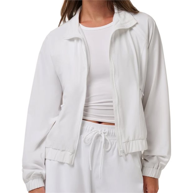 TravisMathew Breezeblend Travel Day Ladies Jacket - White - Size: XS