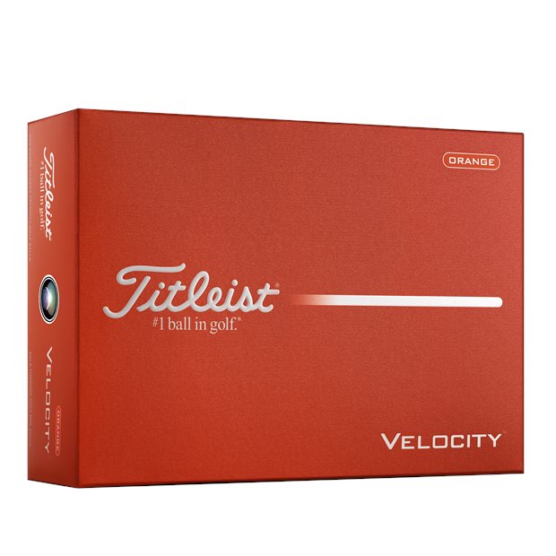 Titleist Velocity Distance Golf Balls - Orange