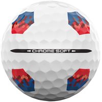 View Callaway Chrome Soft TruTrack Golf Ball Red