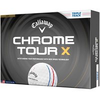 Callaway Chrome Tour X Triple Track Tour Golf Balls - White