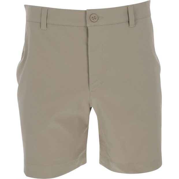 Nike Dri-Fit Velocity 7 Inch Flat Front Shorts - Limestone/Black - Size: 38w