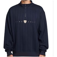 View Nike Therma-Fit Fairway Fresh Oversized 1/2 Zip Outerwear Collegiate Navy/Limestone