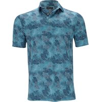 Greg Norman ML75 Palm Leaf Canopy Polo Shirt - Skydiver - Size: L