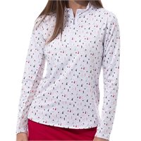 View SanSoleil Solcool Hot Toddy Print Outerwear White Multi