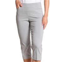 View Slimsation Pull-On Wide Band Full-Length Pants Sterling