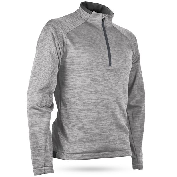 Sun Mountain Glacier Fleece 1/4 Zip Sweater - Platinum - Size: XXL