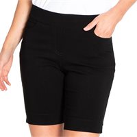 View Slimsation Pull-On Shorts Black