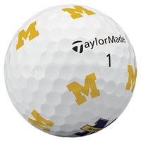 View TaylorMade TP5 Pix NCAA Golf Ball Michigan Wolverines