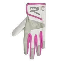View Tour X Junior Glove Golf Glove White/Pink