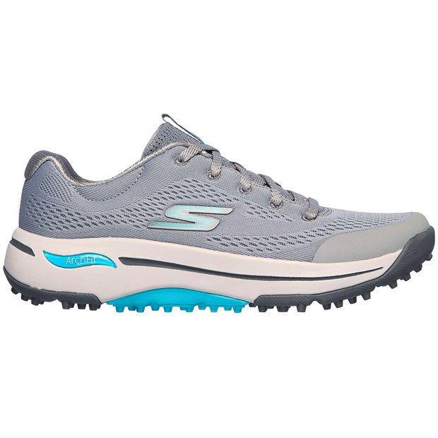 Skechers Archfit Balance Ladies Spikeless Golf Shoes - Gray/Blue - Size: 6.5 M
