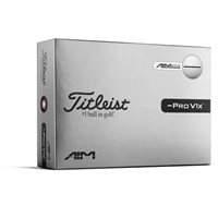 View Titleist Pro V1x Left Dash AIM Performance Golf Ball White