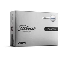 View Titleist Pro V1x Left Dash AIM Performance Golf Ball Blue