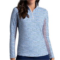 IBKUL Landon Stripe II Print Mock Neck