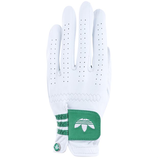 Adidas Leather Left Golf Glove - White S Regular