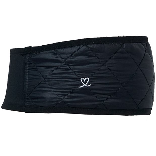 Daily Sports Quilted Wind Ladies Headband - Black