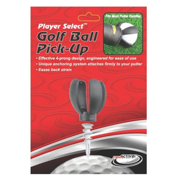 ProActive Sports Player's Select Ball Pick-Up Golf Ball Retriever - Black