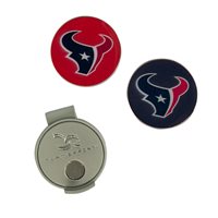 View Team Effort NFL Hat Clip and Ball Marker Set Ball Marker Houston Texans