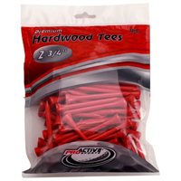 View Proactive Sports Hardwood Golf Tees Red