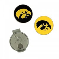 View Team Effort NCAA Hat Clip Ball Marker Iowa Hawkeyes